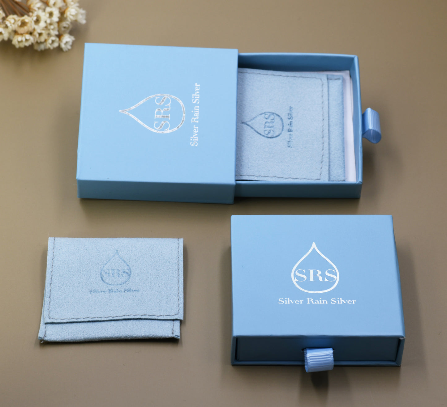 Add on-Elegant Blue Gift Box- with SRS Logo - Jewelry Packaging Box - Perfect for Special Occasions or Jewelry Gifts