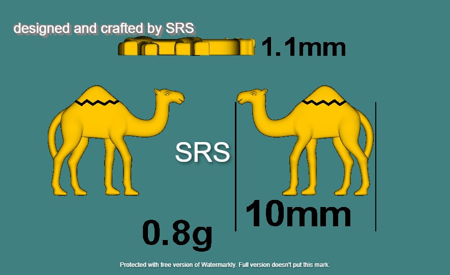 Dainty Camel Stud Earrings in Sterling Silver - Cute Fun, Whimsical