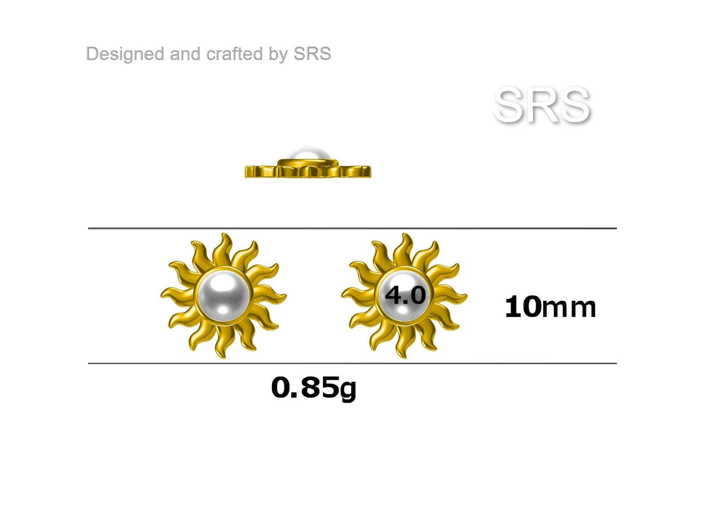 Sun Opal Stud Earrings in Sterling Silver, Silver, Gold or Rose Gold, Sun Earrings