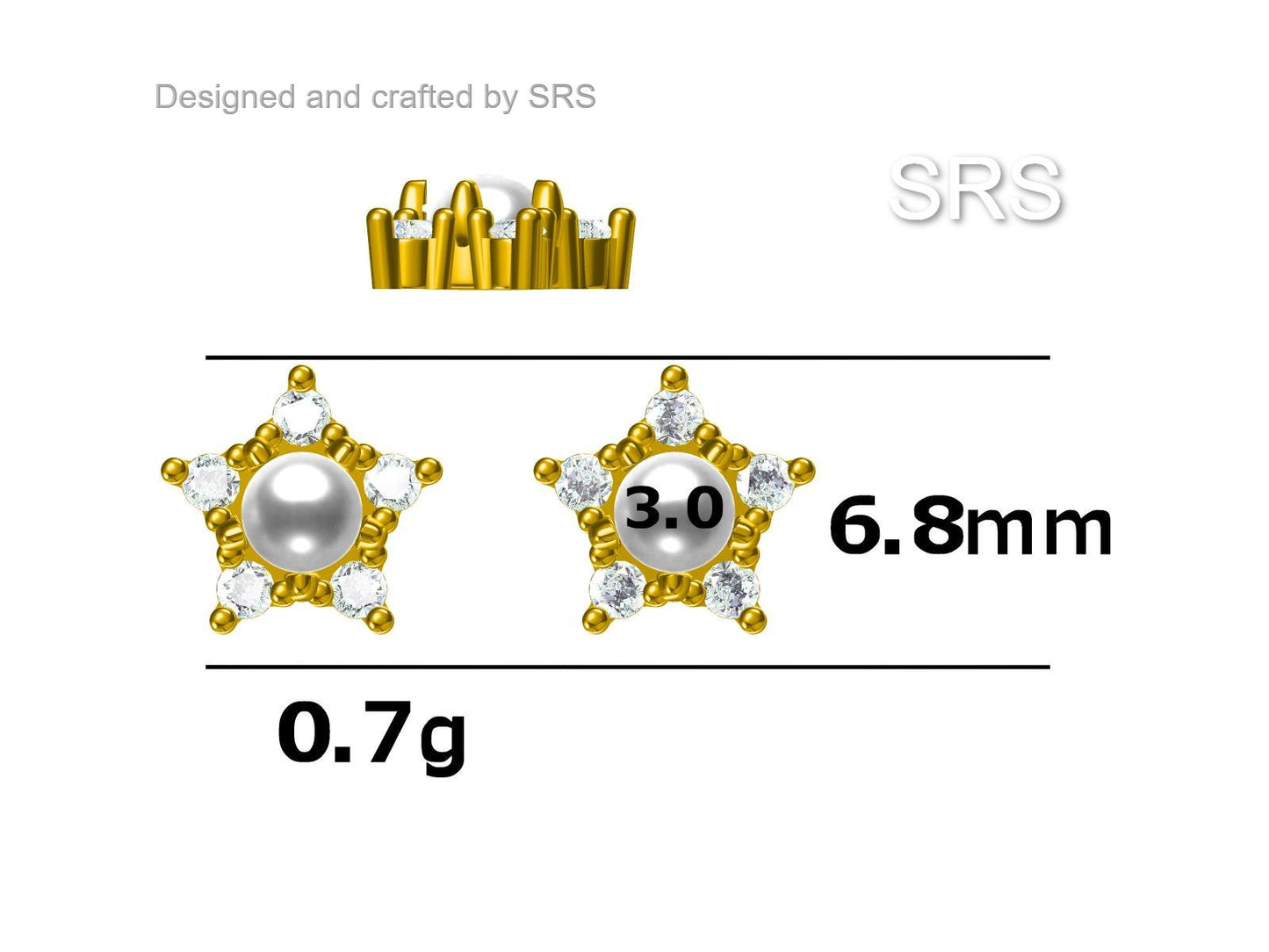 Opal Star Stud Earrings in Sterling Silver, Silver, Gold or Rose Gold, Star Opal Earrings, Stacking Earrings