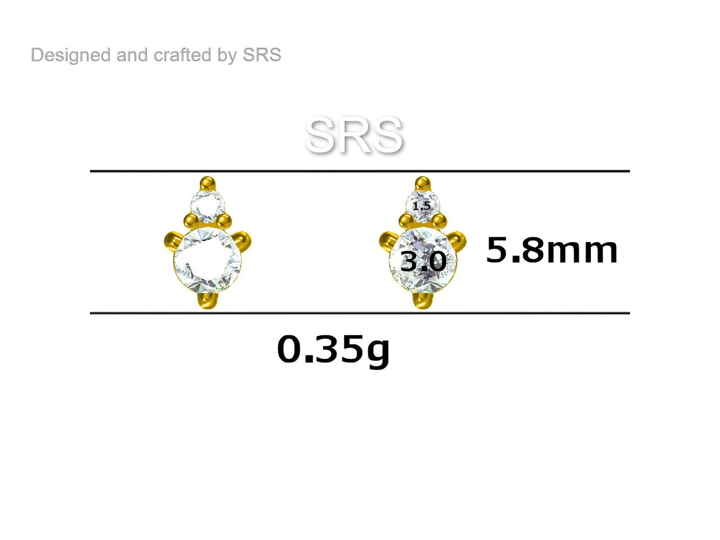 Sterling Silver Tiny Birthstone Stud Earrings, 3mm Birthstone CZ Earrings, Stacking Earrings, Crown Earrings