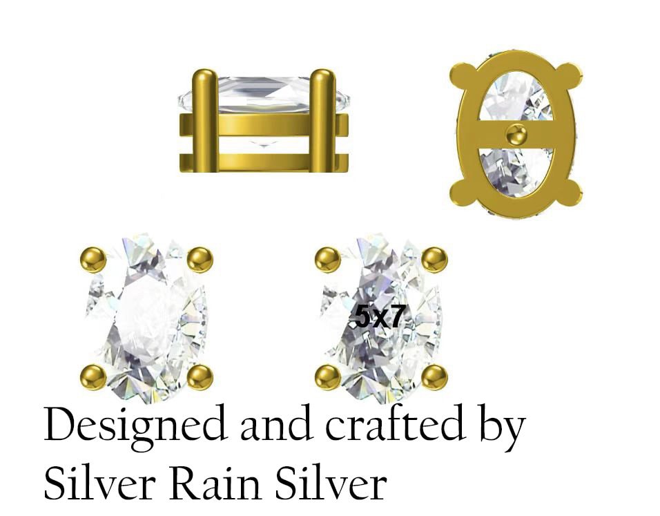 Genuine Topaz Crystal Stud Earrings in Sterling Silver, Natural Topaz Oval Crystal Earrings, March Birthstone