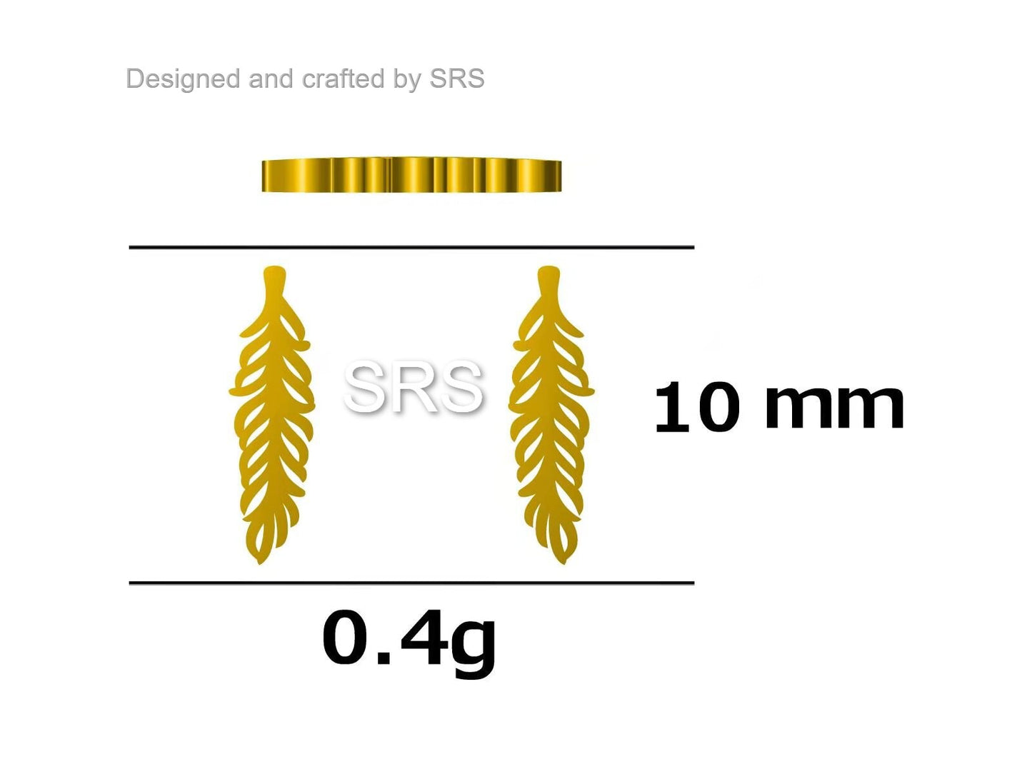 Tiny Feather Stud Earrings in Sterling Silver, Silver, Gold or Rose Gold, Nature Inspired Animal Earrings