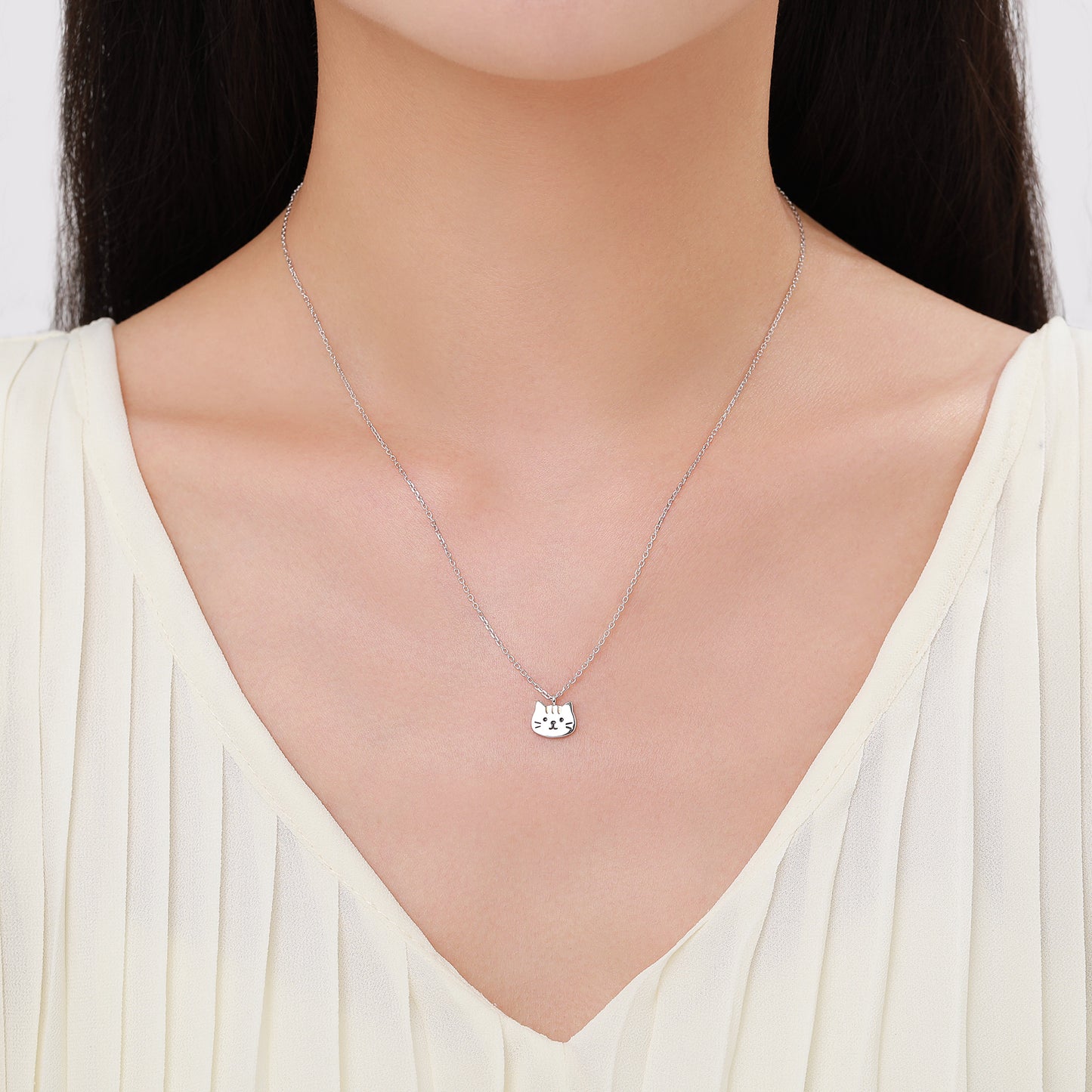 Orange Tabby Cat Stud Earrings and Necklace in Sterling Silver, Nature Inspired Jewellery, Ginger Tabby, Nature Inspired Animal Jewellery