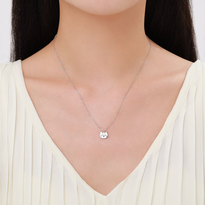 Orange Tabby Cat Stud Earrings and Necklace in Sterling Silver, Nature Inspired Jewellery, Ginger Tabby, Nature Inspired Animal Jewellery