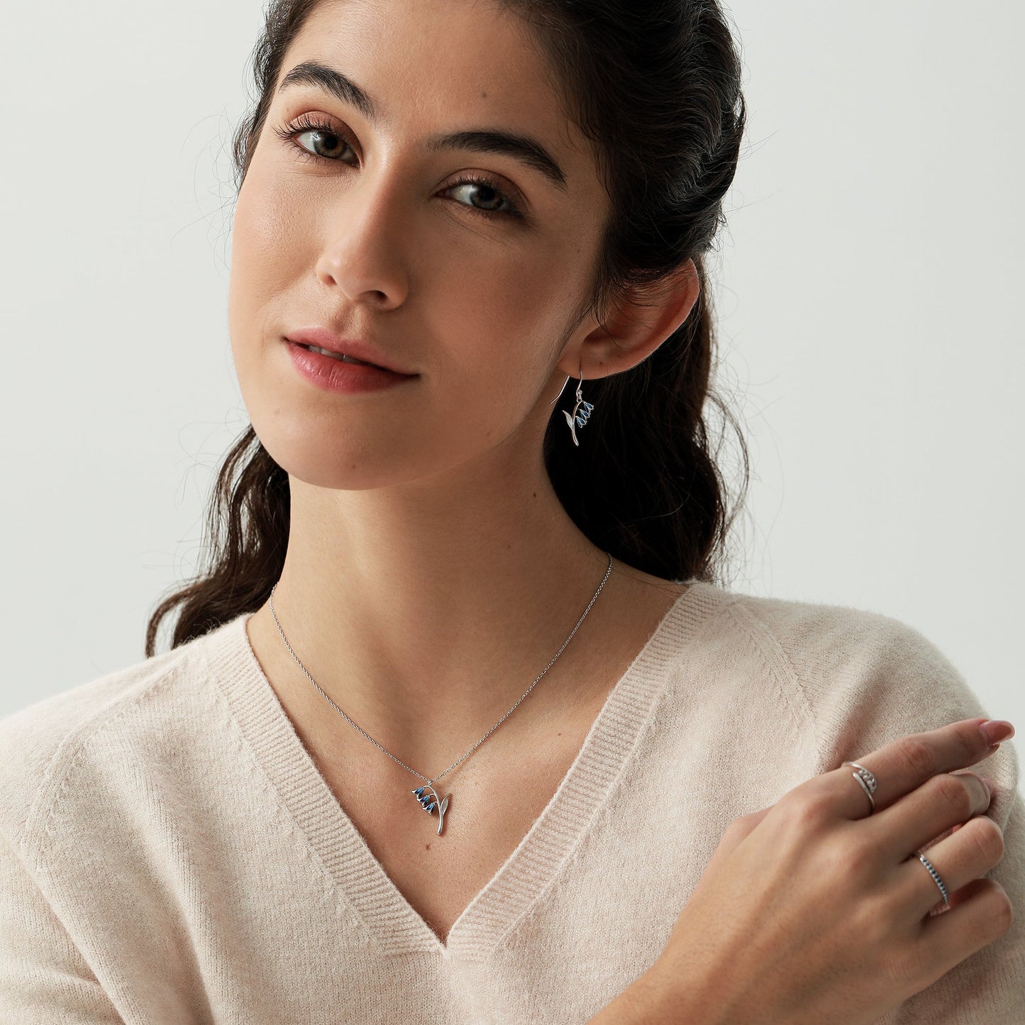 Sterling Silver Lily of the Valley Ring, Extra Delicate Lily of the Valley Ring, Adjustable Size,  Nature Inspired Botanical Jewellery