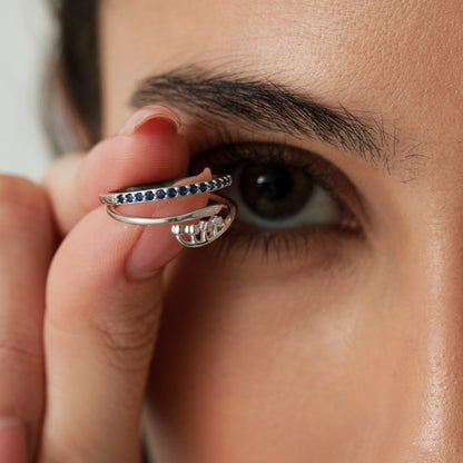 Sterling Silver Lily of the Valley Ring, Extra Delicate Lily of the Valley Ring, Adjustable Size,  Nature Inspired Botanical Jewellery