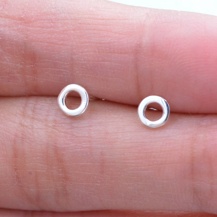 The Tiny Star Earrings Silver