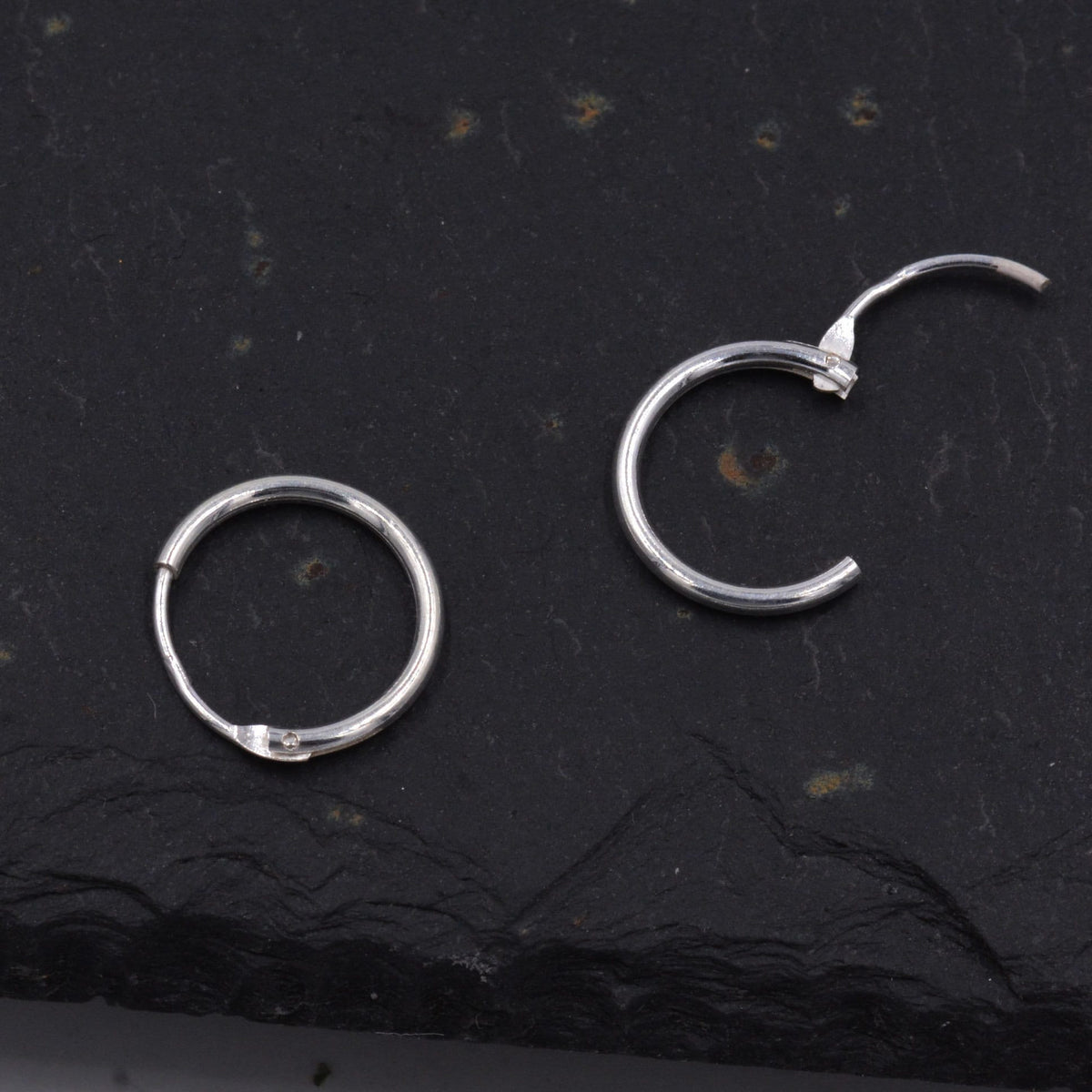 Geometric Circle Hoop Earrings