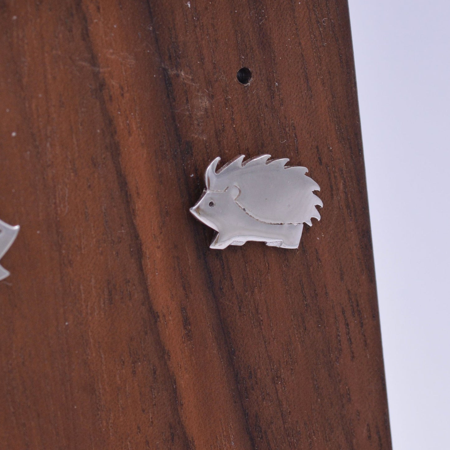 Hedgehog Stud Earrings in Sterling Silver, Silver or Gold, Cute Fun and Quirky Animal Jewellery, Woodland Inspired.