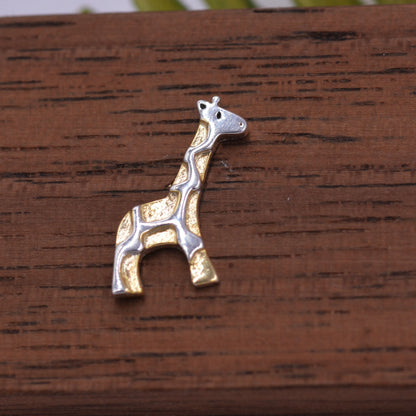 Giraffe Stud Earrings in Sterling Silver, Cute Fun Quirky, Jewellery Gift for Her, Animal Lover, Nature Inspired