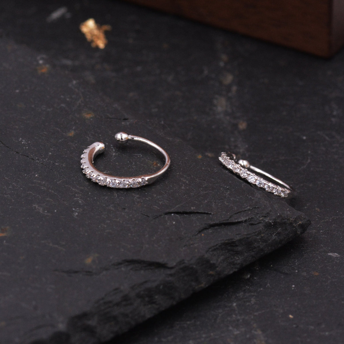 Sparkly CZ Ear Cuffs