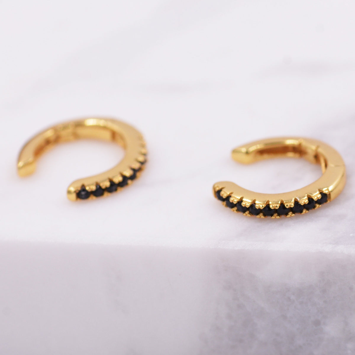 Minimalist CZ Ear Cuffs