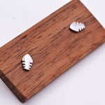 Fish Bone Stud Earrings