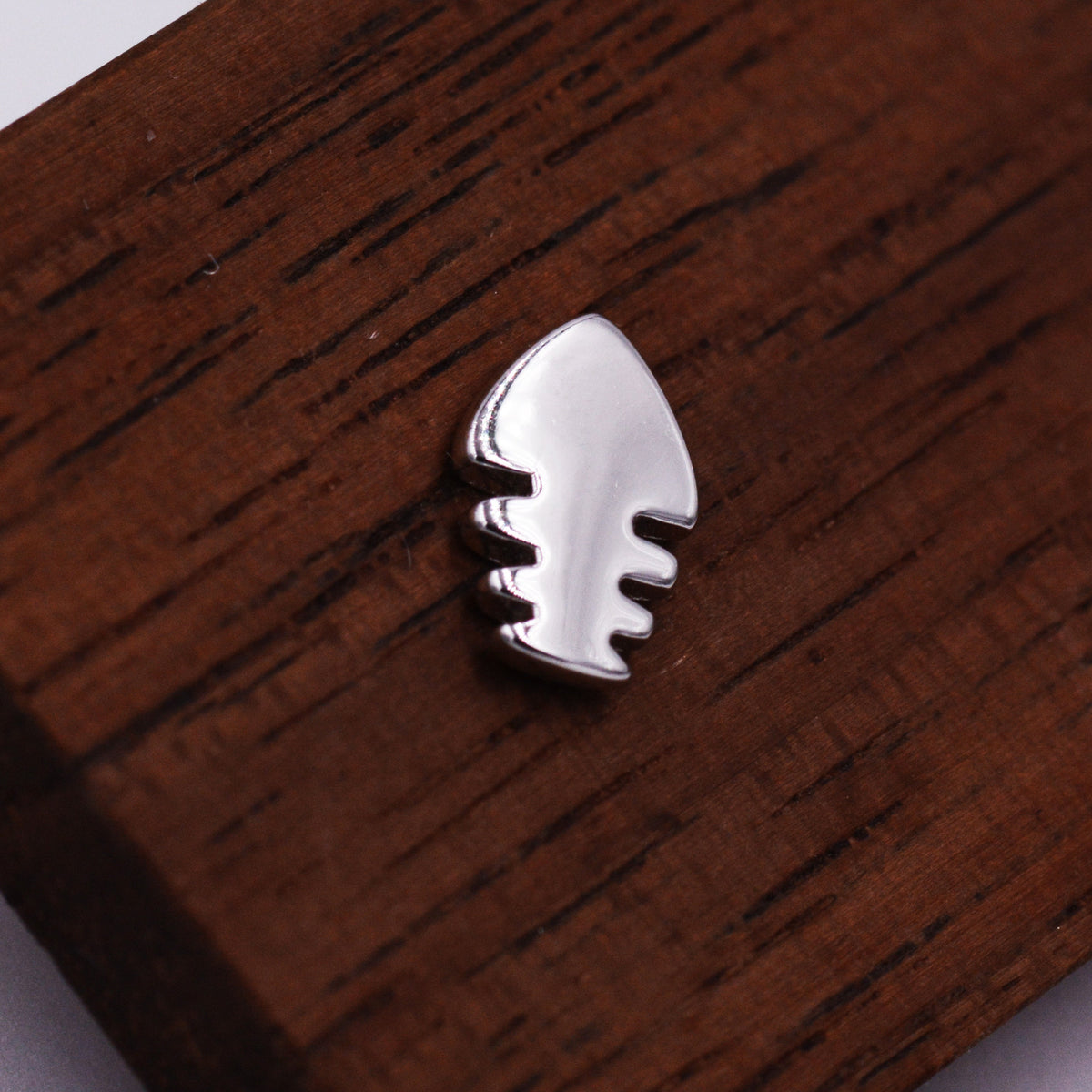 Fish Bone Stud Earrings