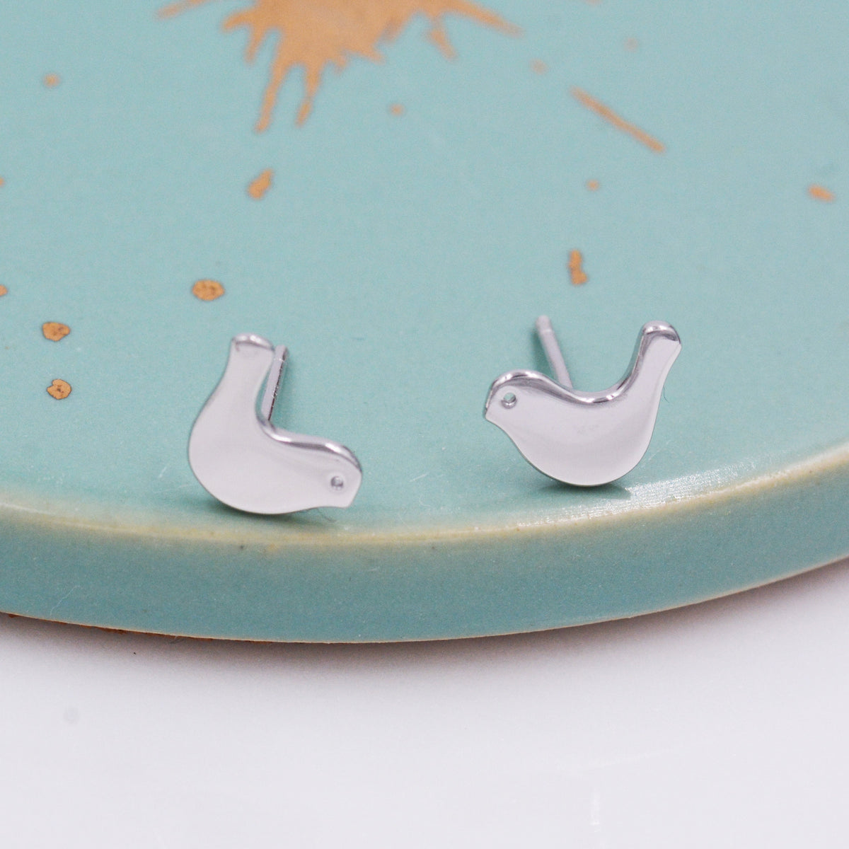 Dove Stud Earrings