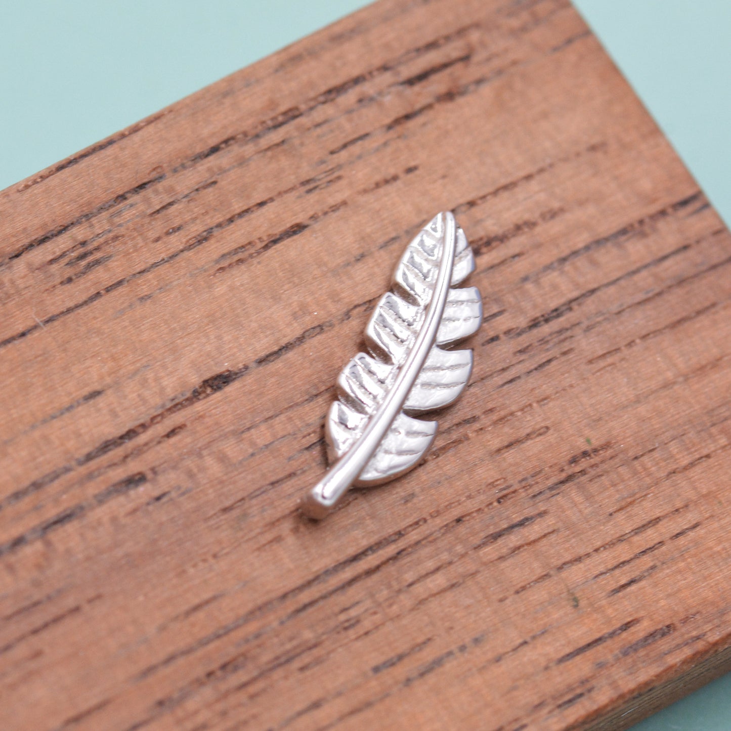 Sterling Silver Dainty Little Feather Stud Earrings - Silver or Gold, Cute, Fun, Whimsical and Pretty Jewellery