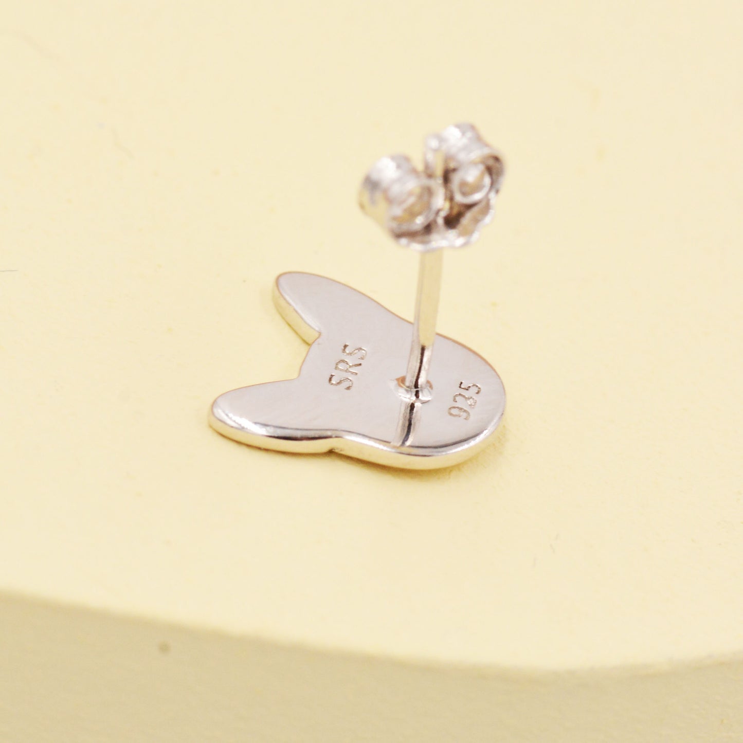 French Bulldog Stud Earrings in Sterling Silver - Dog Stud Earrings  -Pet Lover - Cute,  Fun, Whimsical