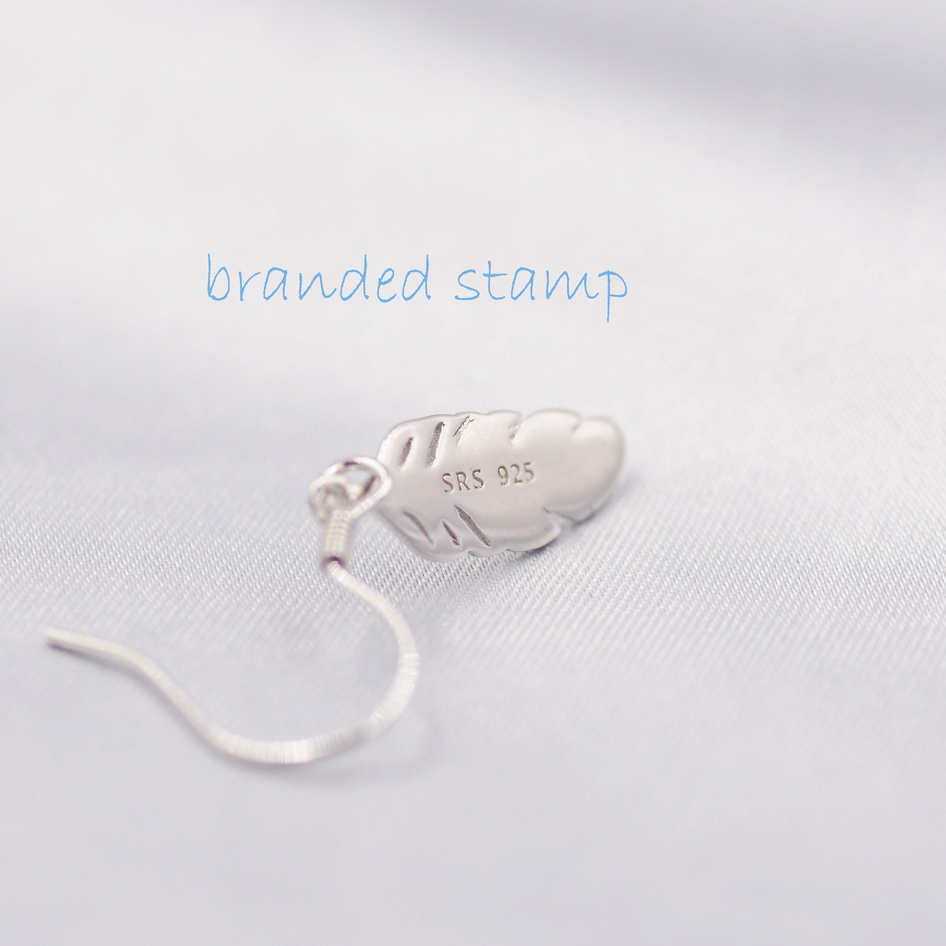 Sterling Silver Feather Drop Hook Earrings, Silver or Gold or Rose Gold, Delicate Feather Dangle Earrings, Nature Inspired