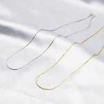 Plain Snake Chain Choker Necklace