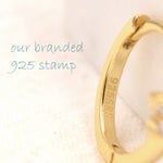 Tiny CZ Flower Huggie Hoops, CZ Hoop Earrings, Crystal Flower Huggie Earrings