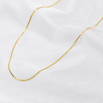 Plain Snake Chain Choker Necklace