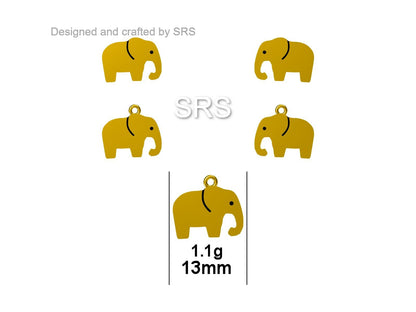 Elephant Drop Hook Earrings in Sterling Silver, Silver Animal Earrings, Nature Inspired Jewellery