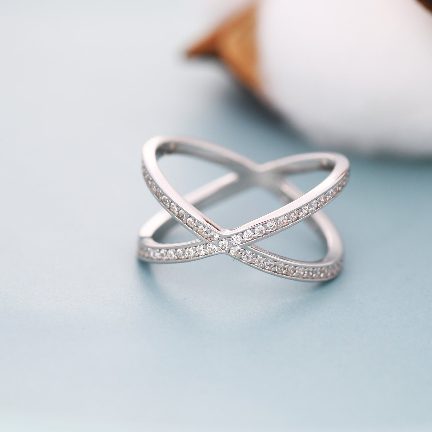 CZ Crossover X Ring