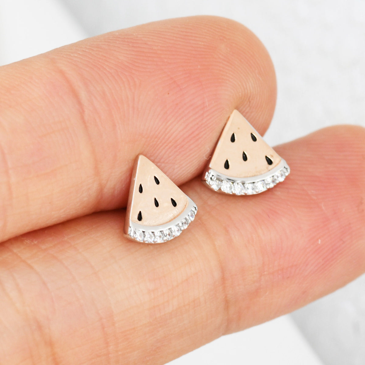 Watermelon Stud Earrings