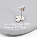 Mushroom Stud Earrings in Sterling Silver, Hand Painted Enamel, Fly Agaric, Nature Inspired Plant Earrings, Fungus Earrings