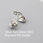 Pair of Hand Stud Earrings in Sterling Silver, Silver or Gold, Fingers Earrings, Fun and Quirky Design