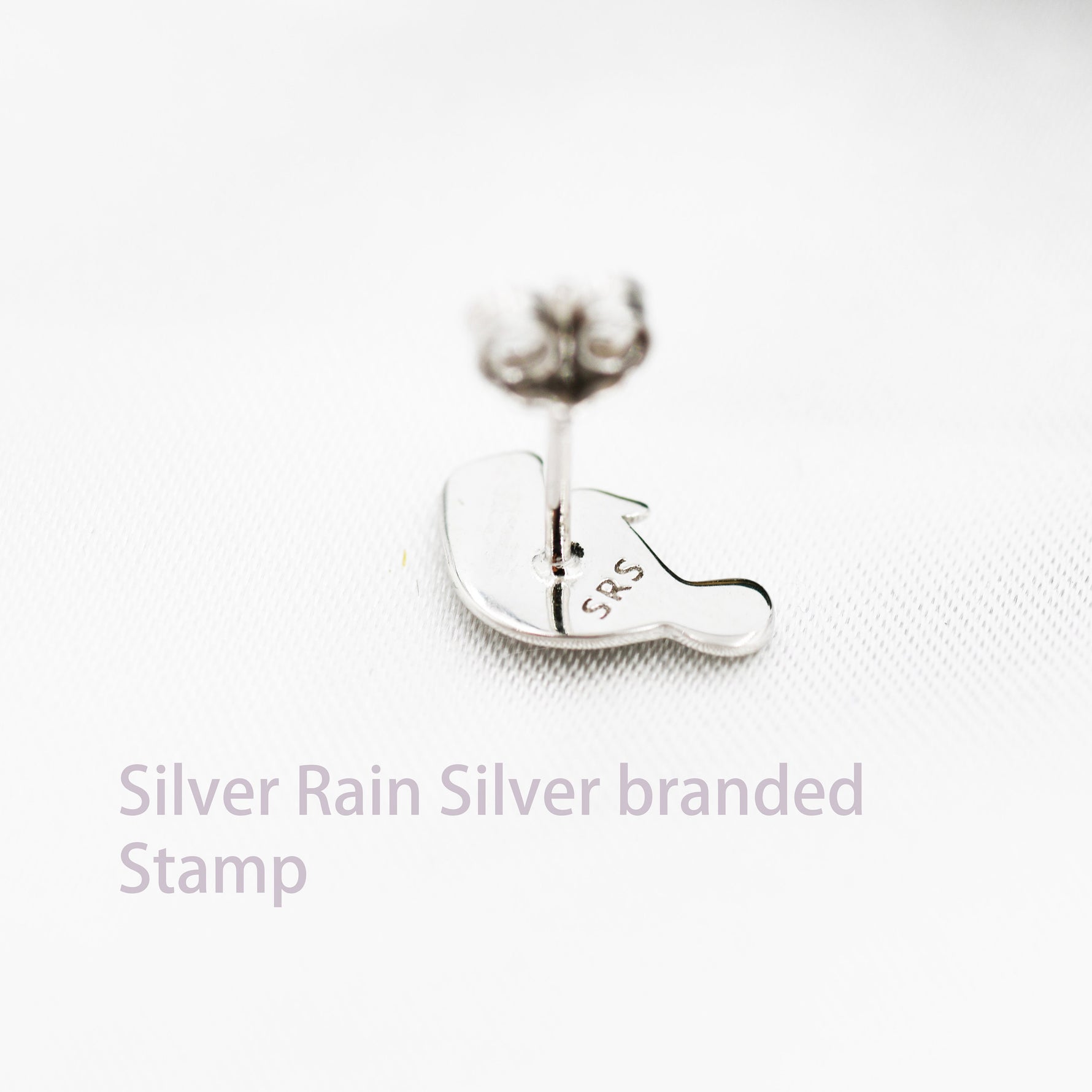 Manatee Stud Earrings in Sterling Silver, Nature Inspired Animal Earrings
