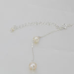 Genuine Pearl Choker Necklace in Sterling Silver, Silver or Gold , Genuine Freshwater Pearls, Pearl Necklace