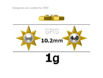 Starburst White Opal Stud Earrings in Sterling Silver, Silver or Gold, Star Opal Earrings, Stacking Earrings