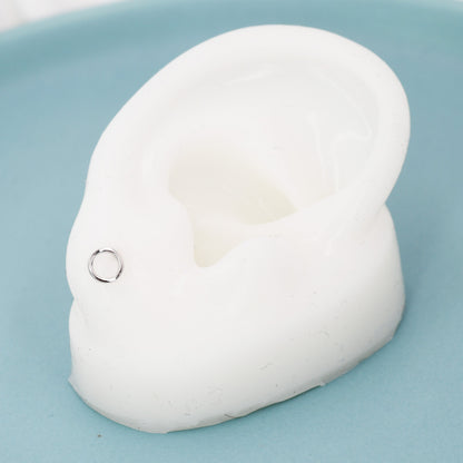 Sterling Silver Very Tiny Little Karma Circle Stud Earrings Minimalist Geometric Jewellery, Textured Finish