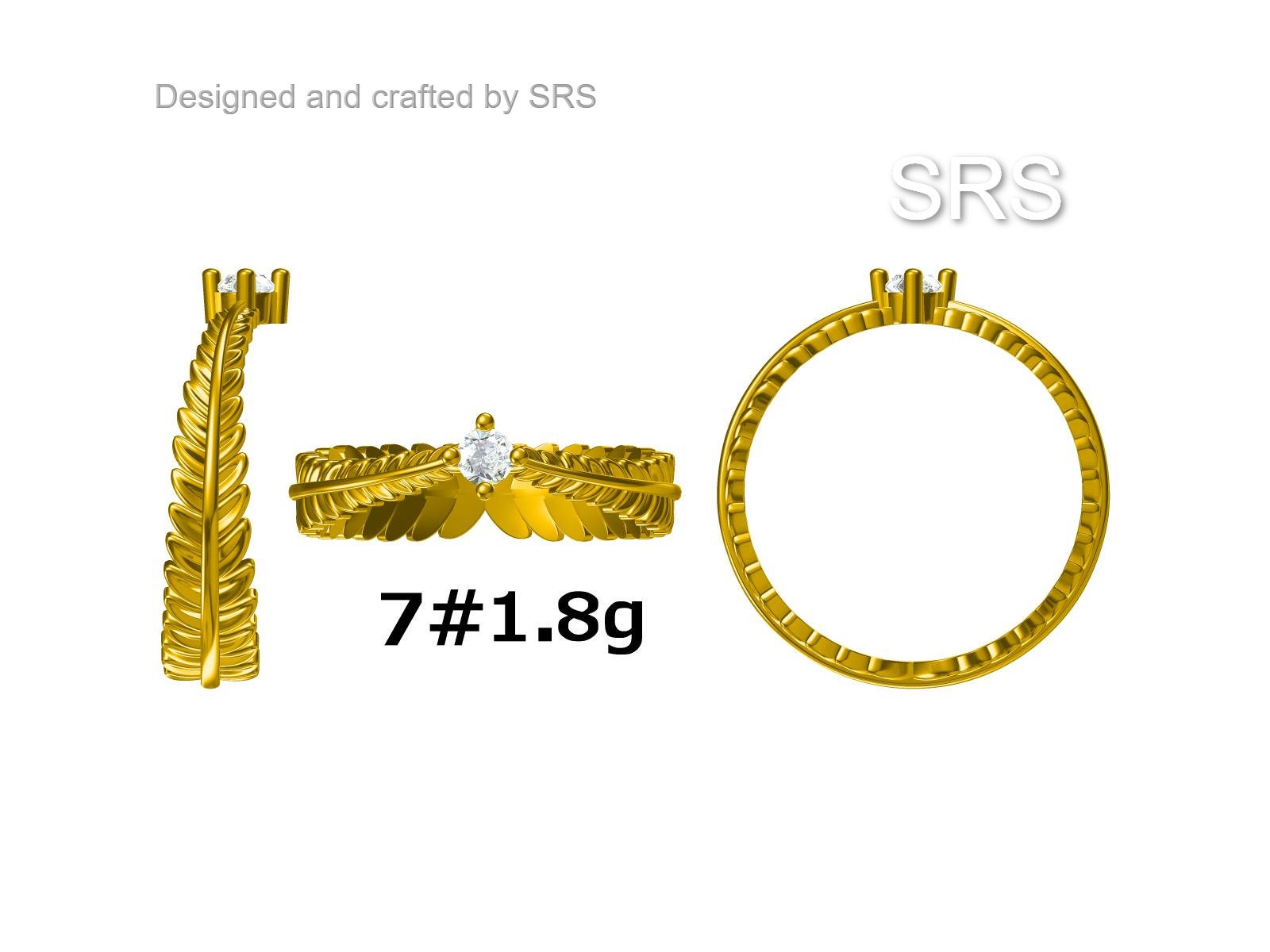 Sterling Silver Fern Leaf Emerald Green CZ Ring, Eternity Ring, Friendship Ring, Nature Inspired Jewellery US 5 - 8