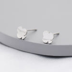 Card Suit Stud Earrings in Sterling Silver, Spade Earrings, Club Earring, Poker Set Earrings
