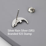 Pangolin Stud Earrings in Sterling Silver, Silver or Gold, Ant Eater Earrings, Nature Inspired Animal Earrings