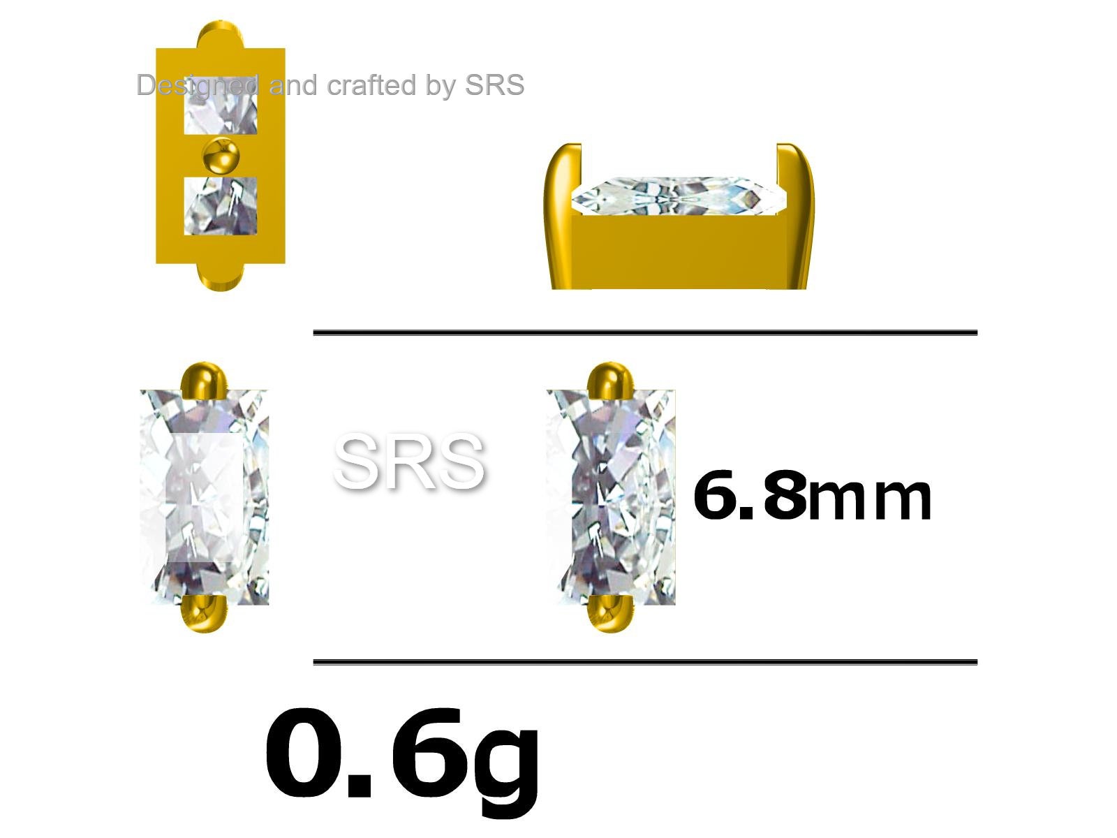 Tiny Baguette Cut Emerald Green CZ Stud Earrings in Sterling Silver, Silver or Gold, Cubic Zirconia Crystal Earrings