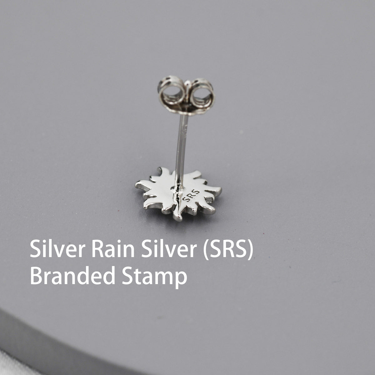 Tiny Sun Stud Earrings in Sterling Silver, Silver or Gold, Sun Face Earrings, Quirky Whimsical Earrings