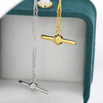 Balanced Bar Pendant Necklace