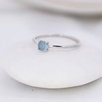 Aquamarine Gemstone Ring
