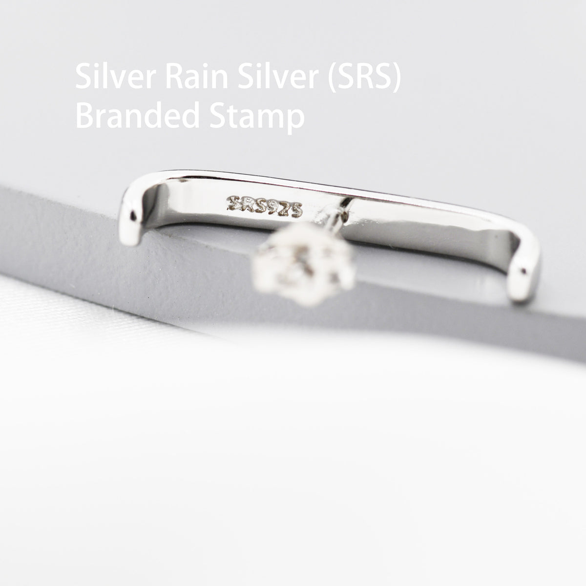Minimalist Earlobe Cuff Earring in Sterling Silver, Simple Suspender Earring, Lobe Cuff, Silver or Gold