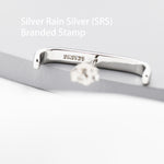 Minimalist Earlobe Cuff Earring in Sterling Silver, Simple Suspender Earring, Lobe Cuff, Silver or Gold