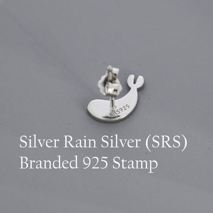 Seal Stud Earrings in Sterling Silver, Cute Baby Seal Earrings, Nature Inspired Animal Earrings