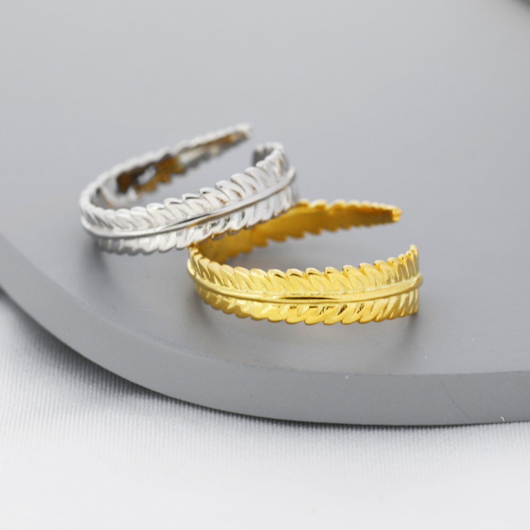Fern Leaf Open Ring