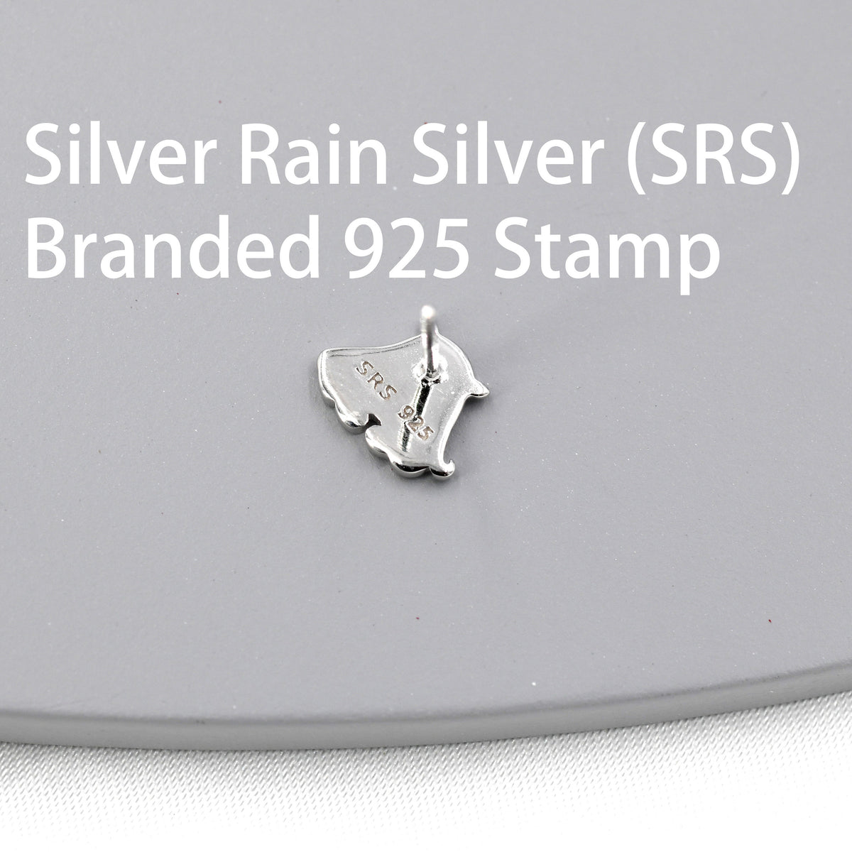 Umbrella Octopus Stud Earrings in Sterling Silver, Silver or Rose Gold, Ocean Animal Earrings, Nature Inspired