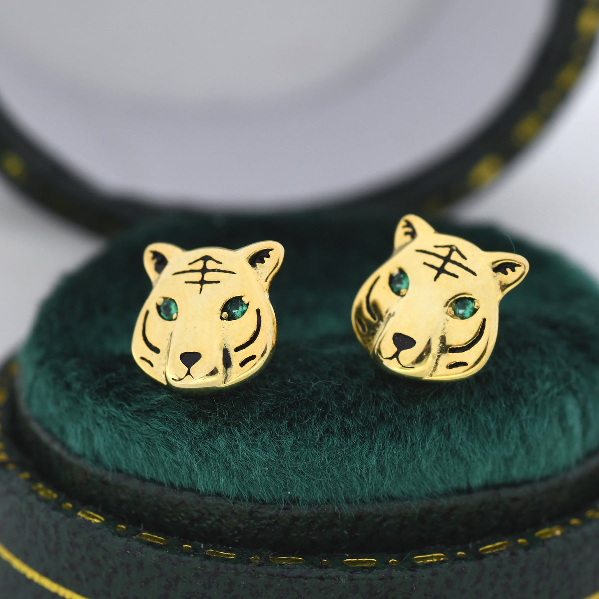 Tiger Stud Earrings