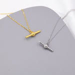 Balanced Bar Pendant Necklace