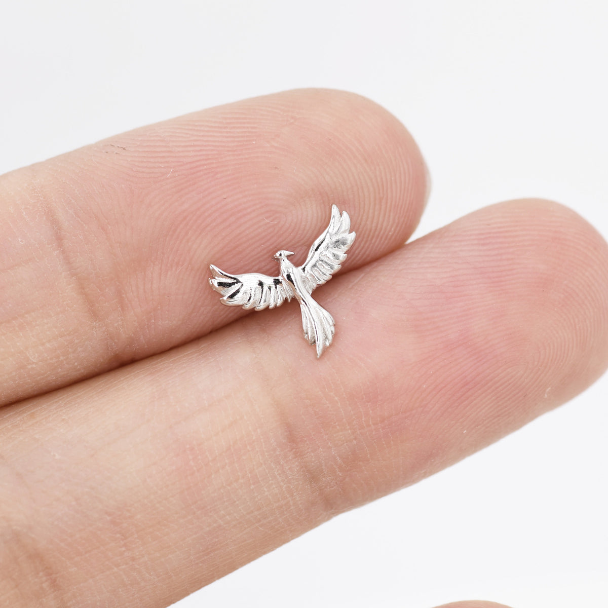 Phoenix Bird Stud Earrings